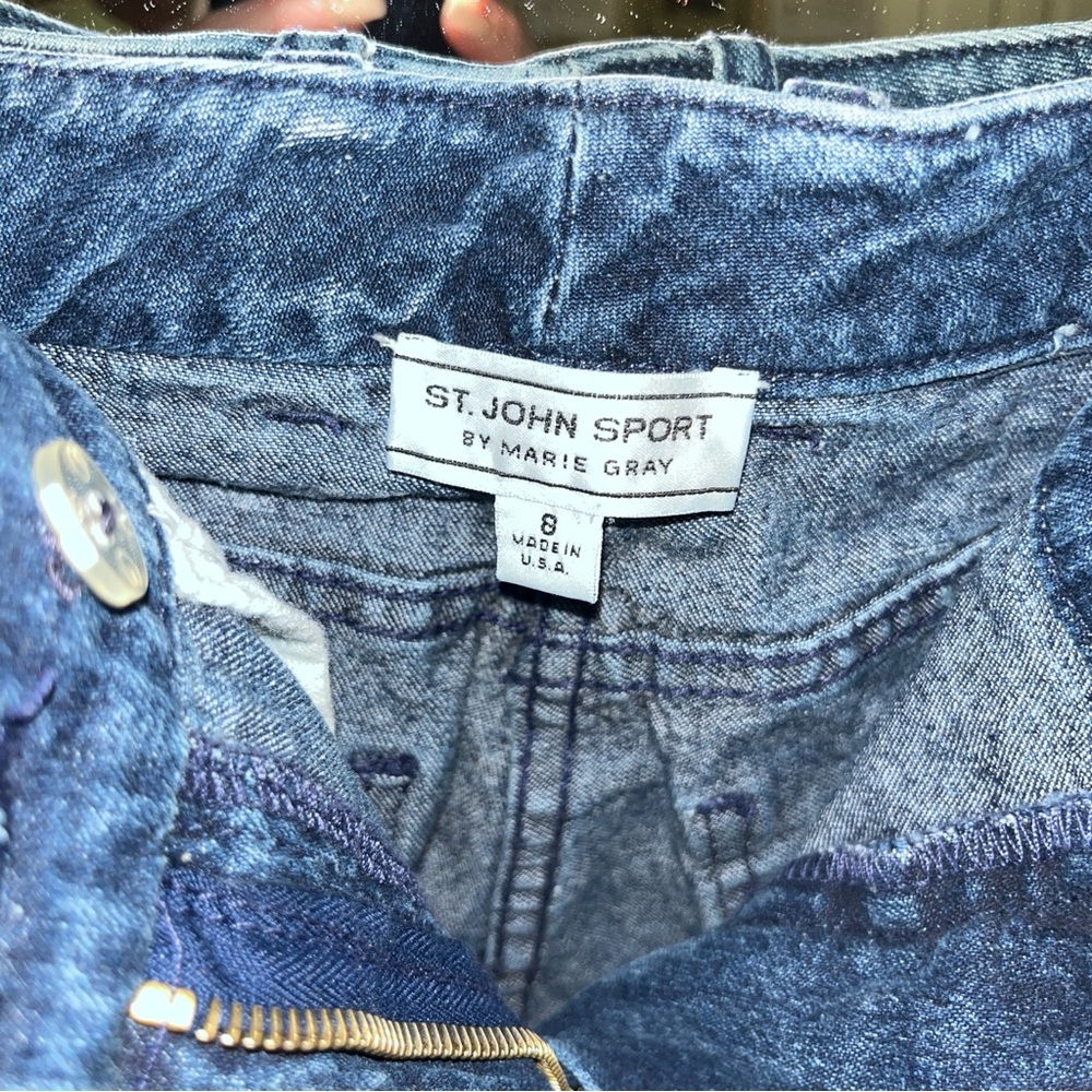 St. John sport wide leg denim